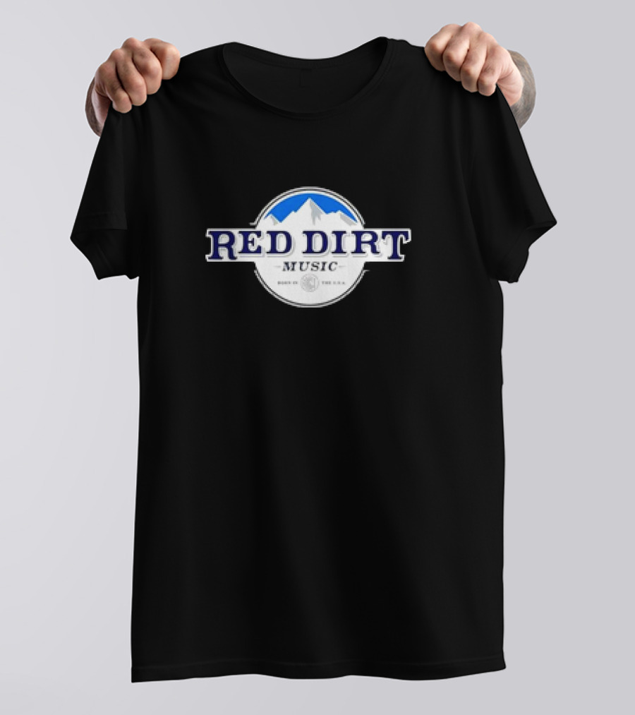 Red Dirt Music Born In The USA Mountain Country T-Shirt