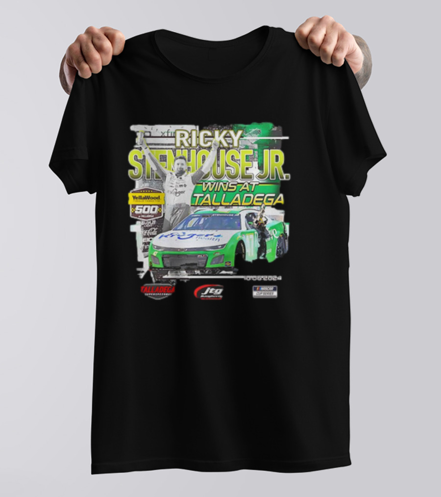 Ricky Stenhouse Jr. Wins At Talladega YellaWood 500 Race T-Shirt