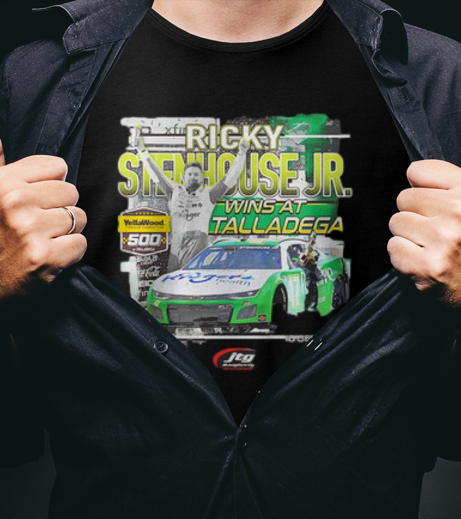Ricky Stenhouse Jr. Wins At Talladega YellaWood 500 Race T-Shirt