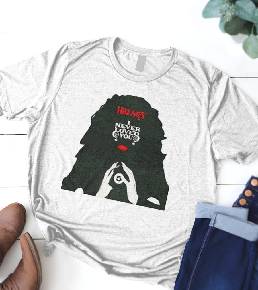 Halsey I Never Loved You 5 Ball Hands T-Shirt
