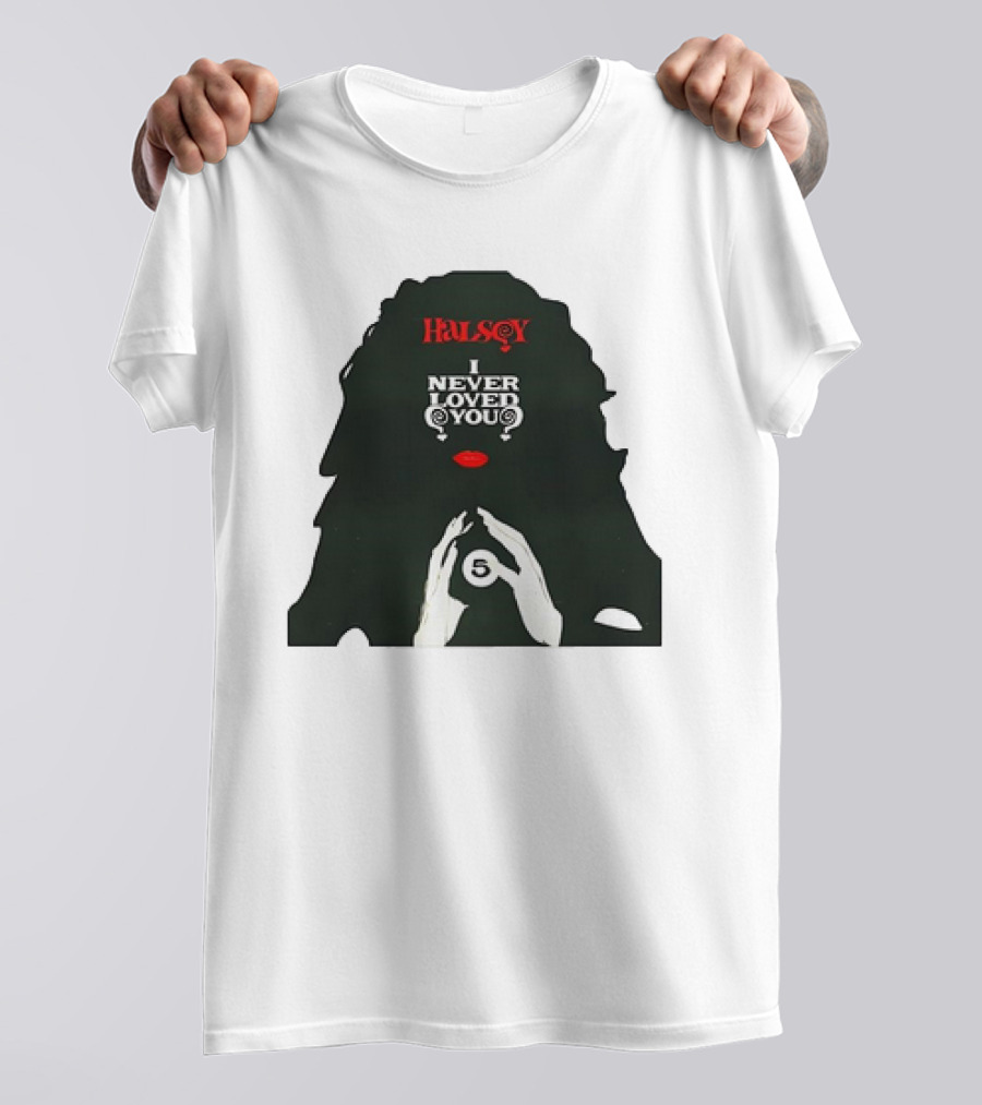 Halsey I Never Loved You 5 Ball Hands T-Shirt