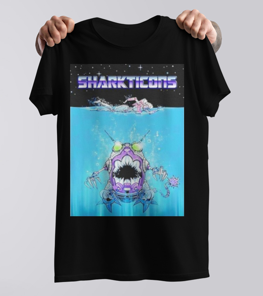 Sharkticons Underwater Robot Monsters T-Shirt