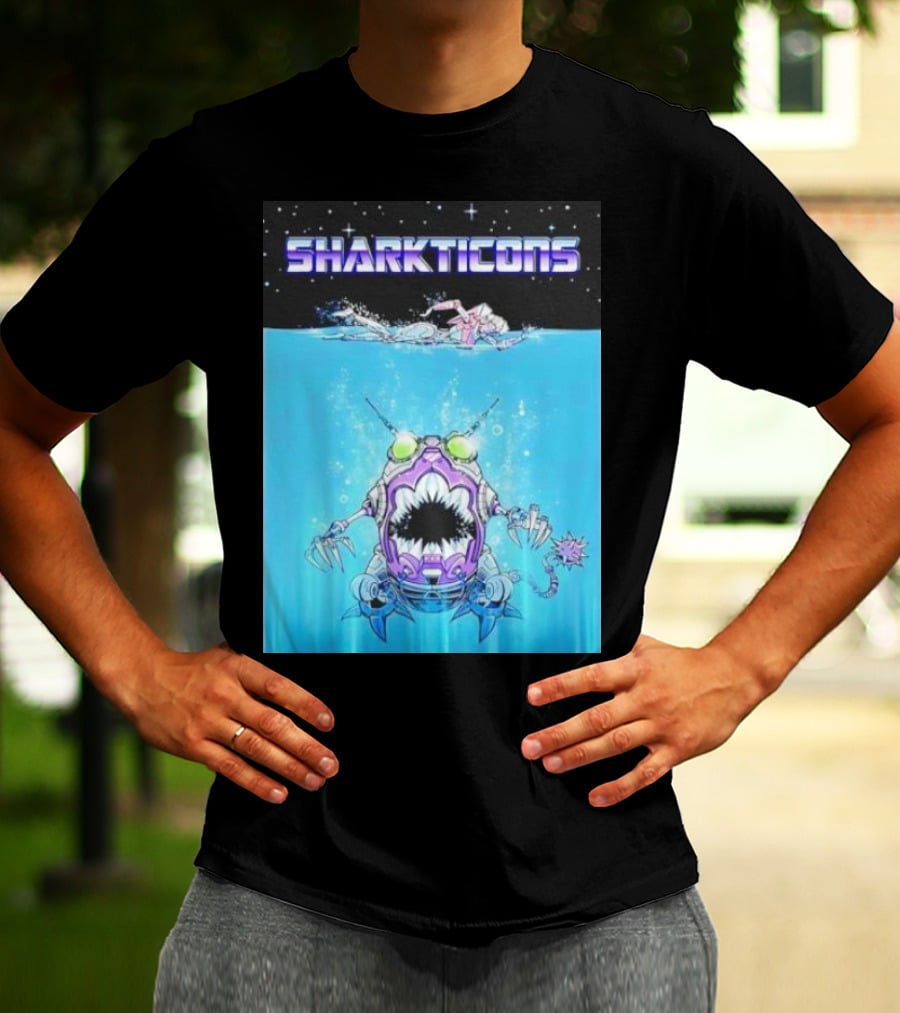 Sharkticons Underwater Robot Monsters T-Shirt