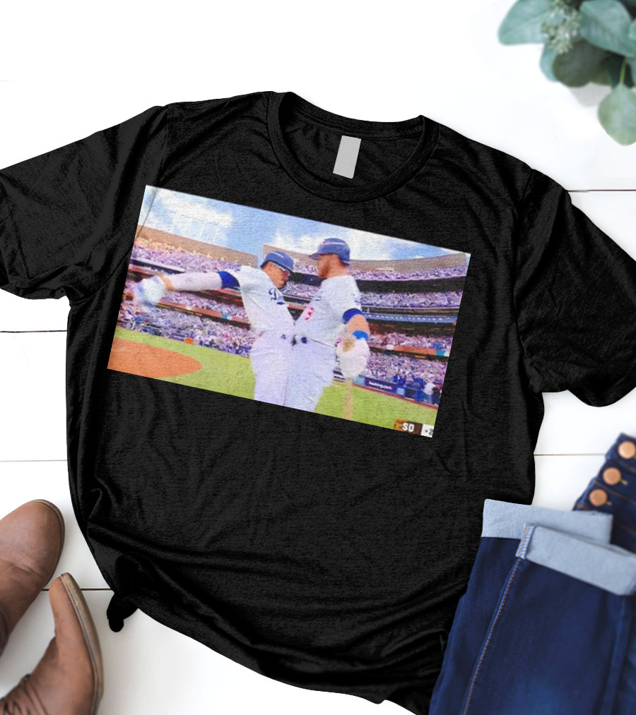 Kike Hernandez Gavin Lux Dodgers T-Shirt