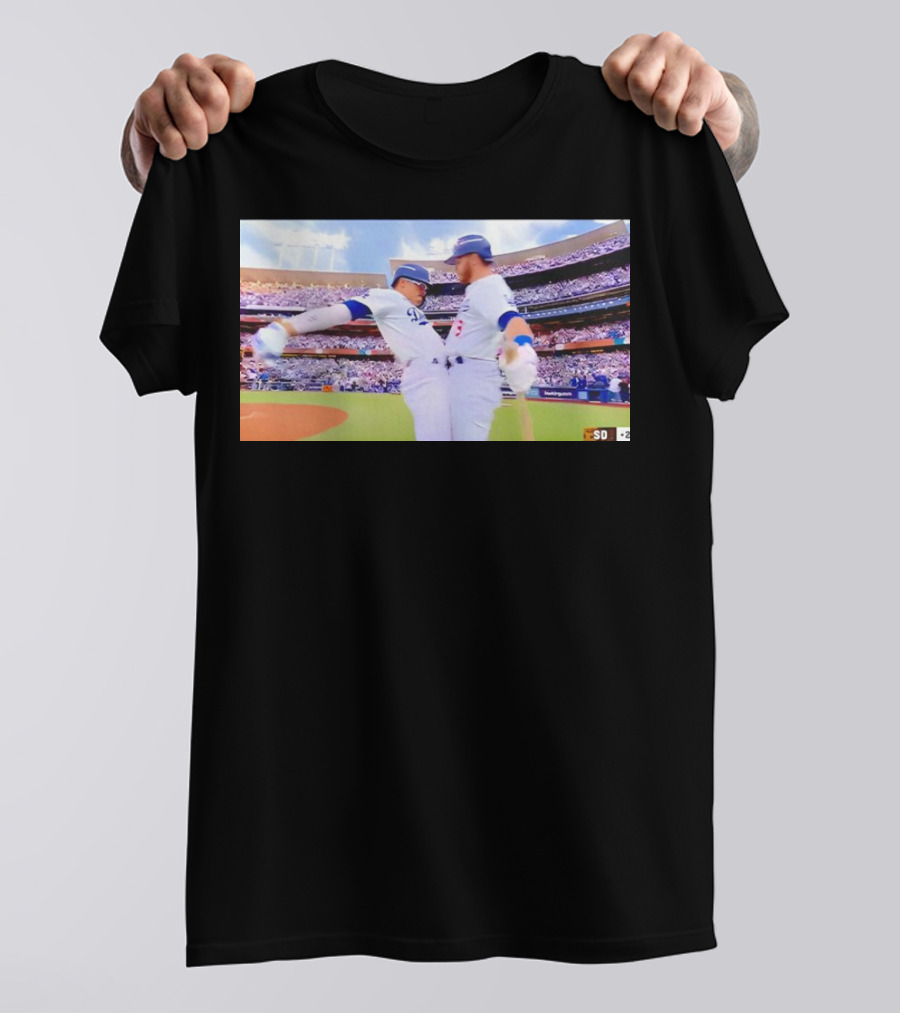 Kike Hernandez Gavin Lux Dodgers T-Shirt