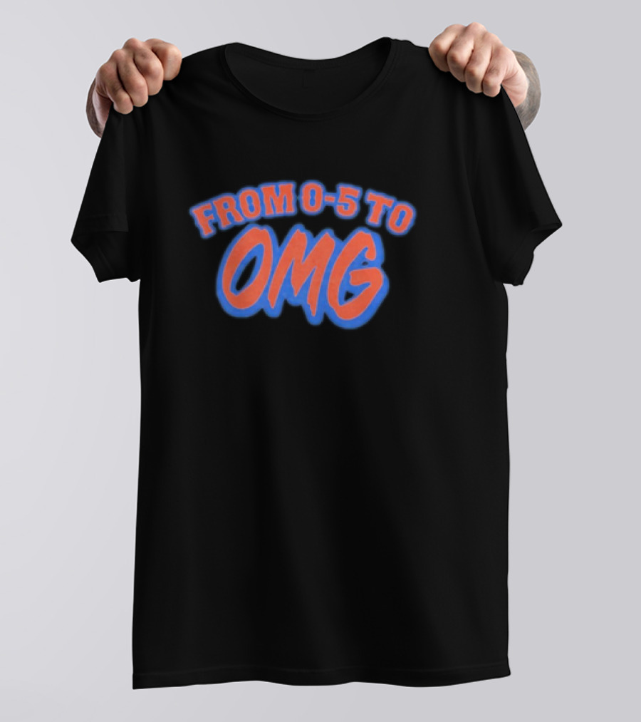 From 0-5 To OMG New York Mets Transformation T-Shirt
