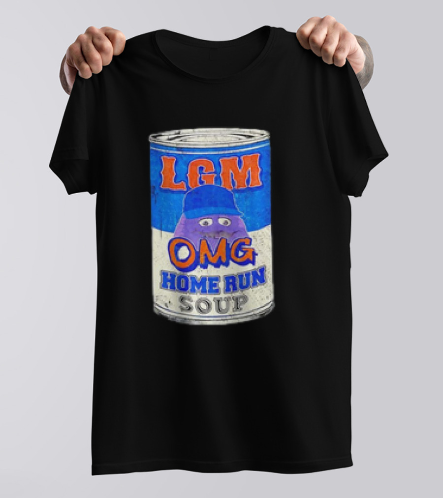 LGM OMG Home Run Soup New York Retro T-Shirt
