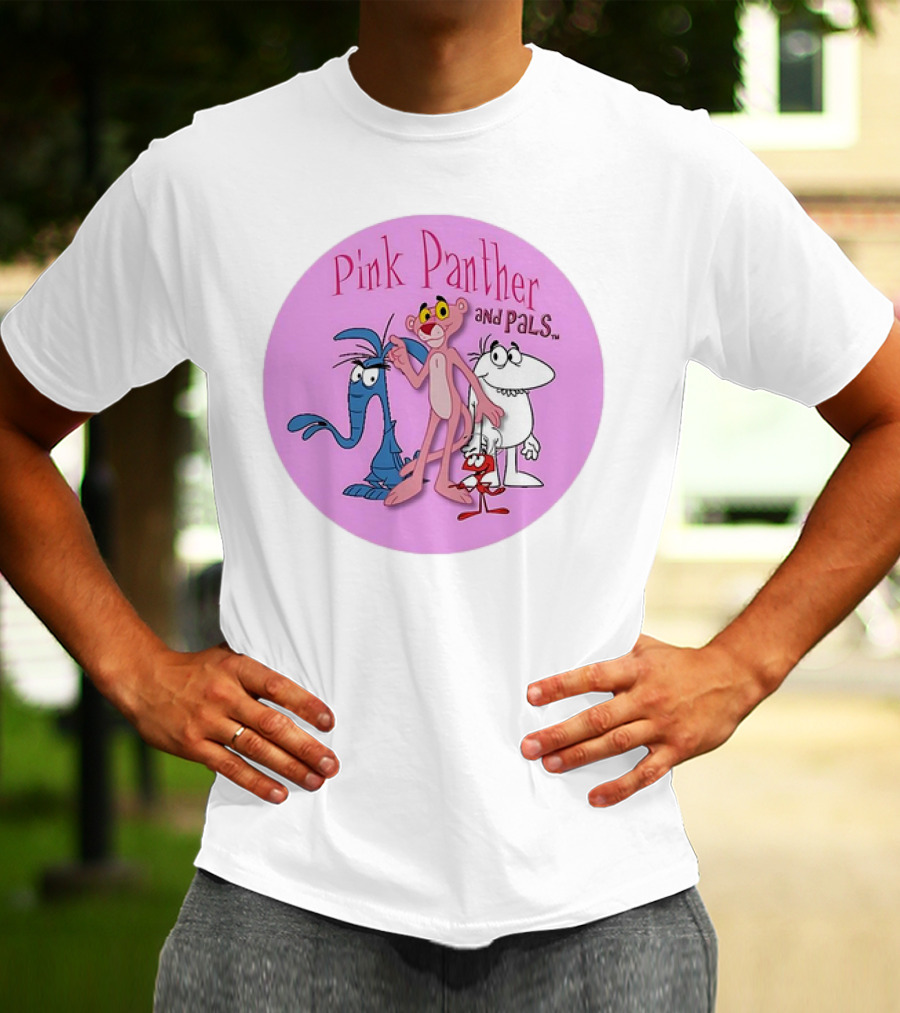 Pink Panther And Pals Circle Cartoons T-Shirt