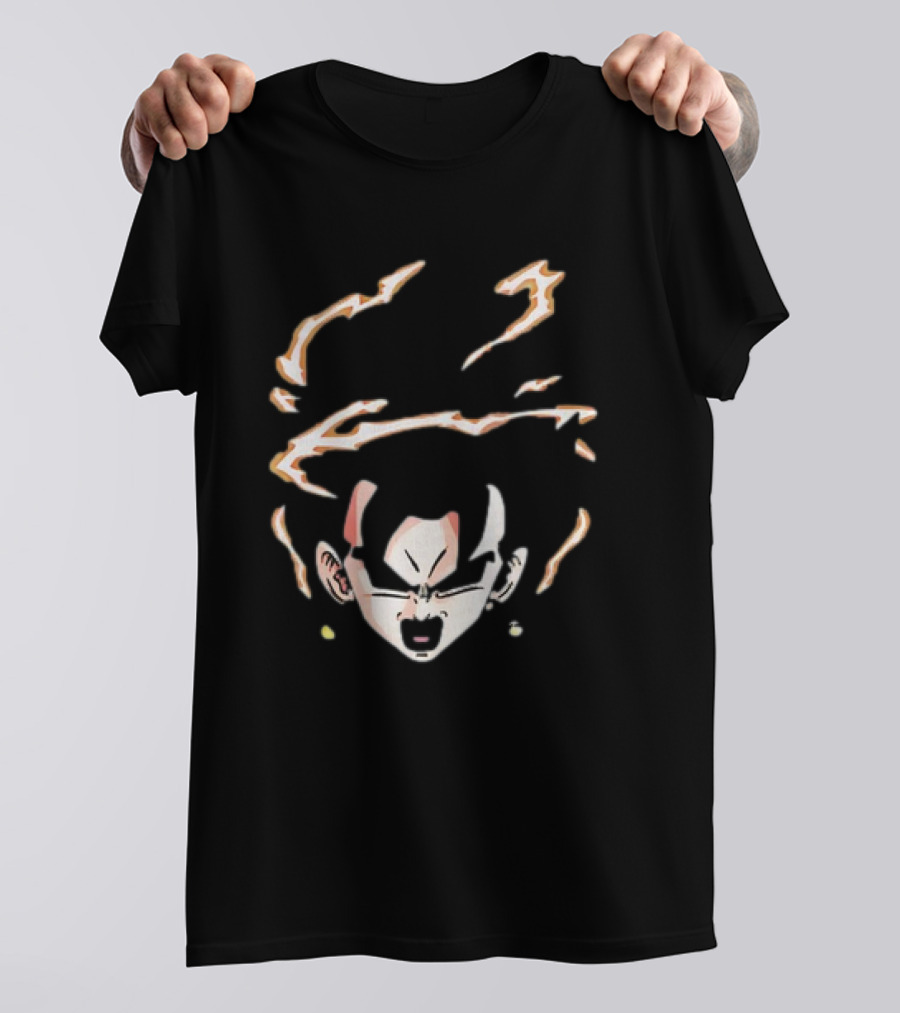 Vegito Dragon Ball Super Saiyan Fusion Face Anime T-Shirt