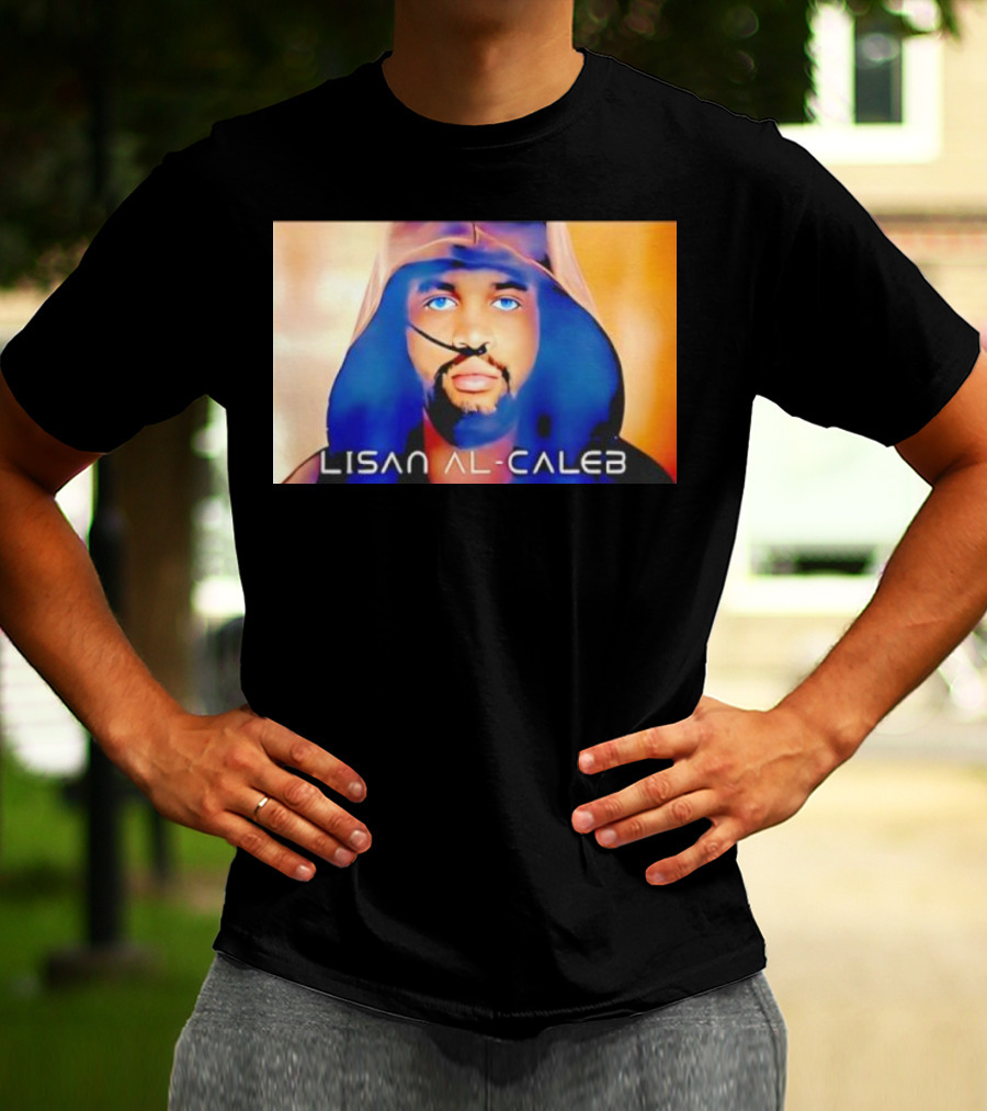 Lisan Al Caleb Blue Hooded T-Shirt