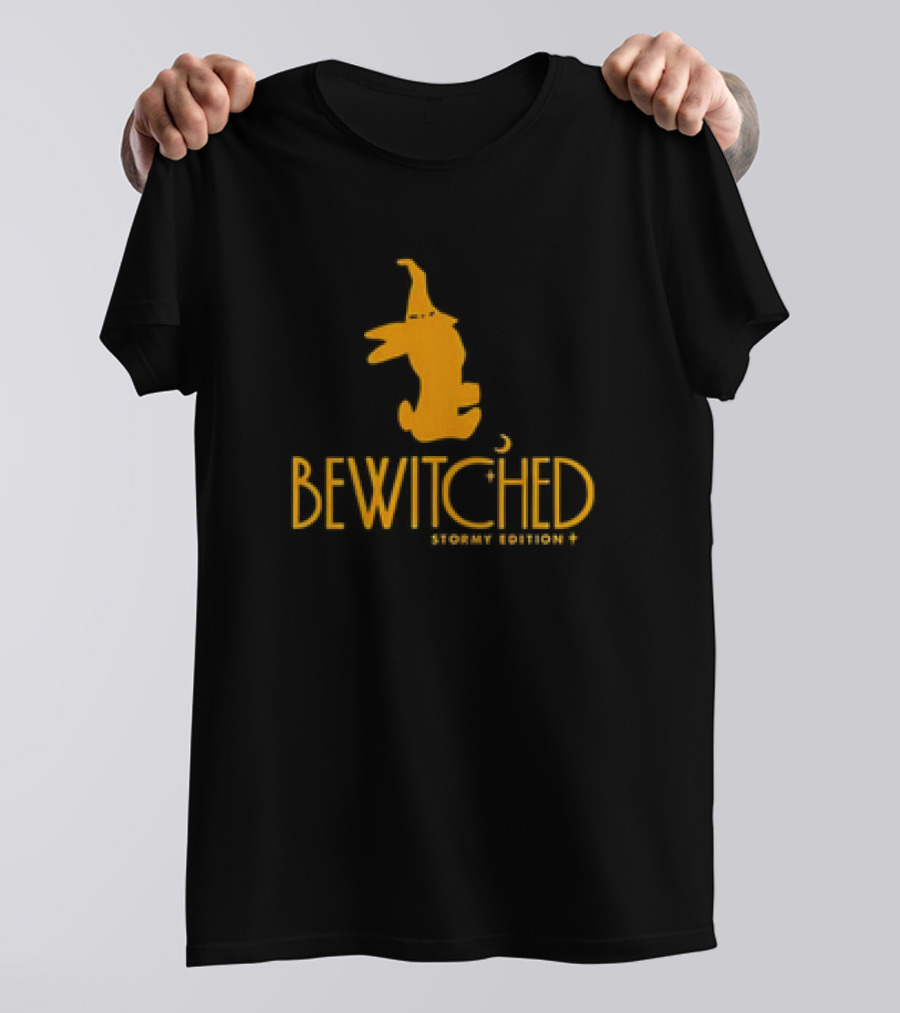 Bewitched Stormy Edition Retro Yellow Witch T-Shirt