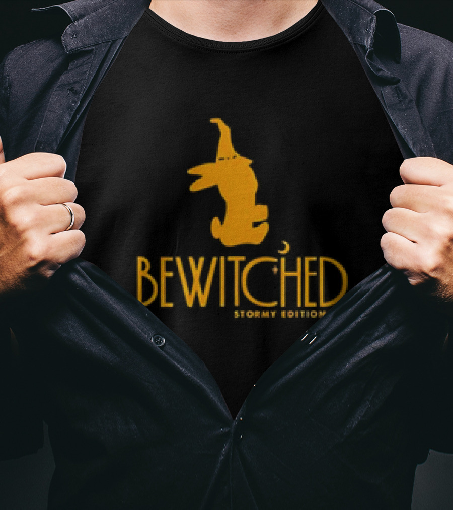 Bewitched Stormy Edition Retro Yellow Witch T-Shirt