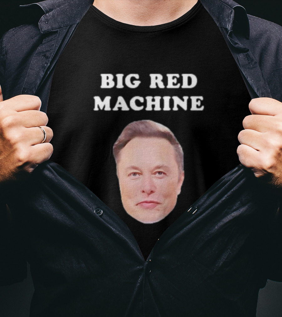 Elon Musk Big Red Machine T-Shirt