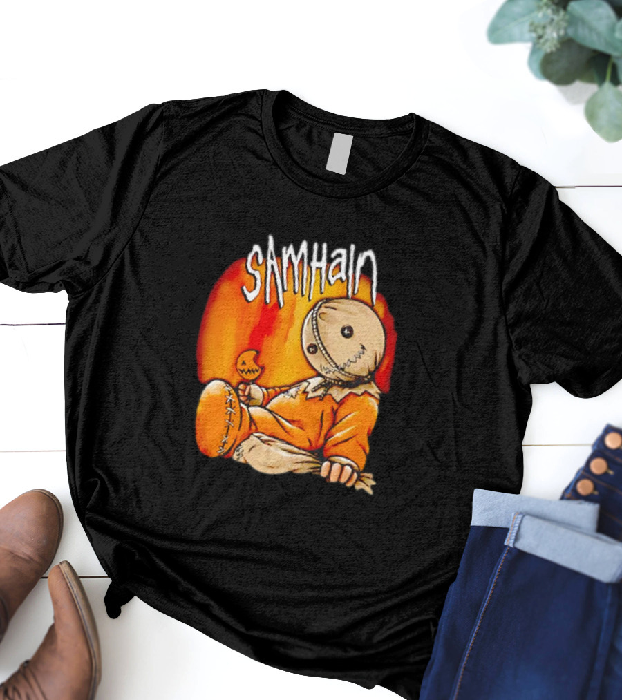 Samhain Trick 'r Treat Sam Korn's Issues Album Mashup T-Shirt