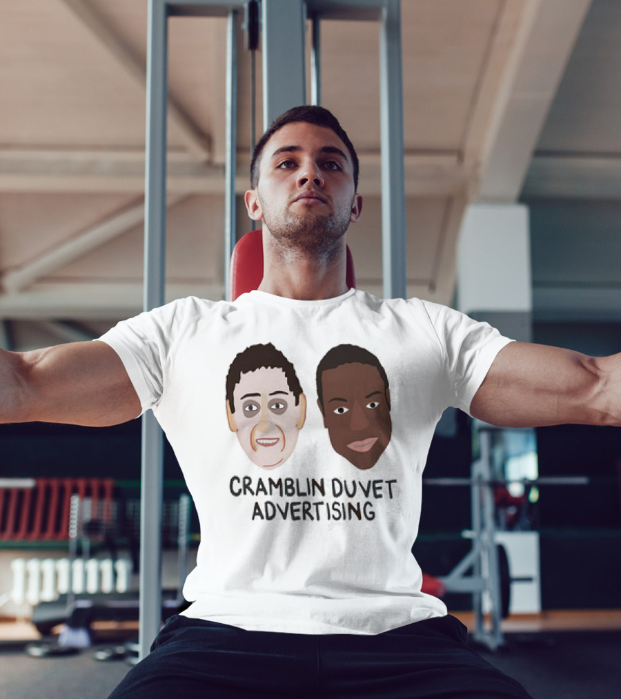 Cramblin Duvet Advertising Faces T-Shirt