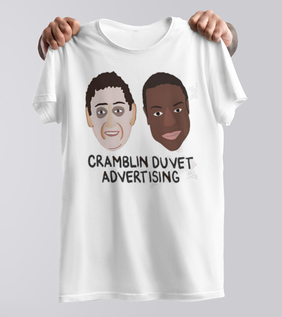 Cramblin Duvet Advertising Faces T-Shirt