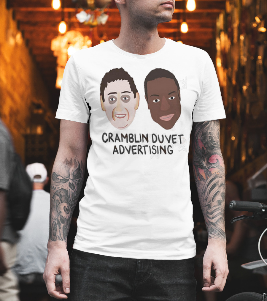 Cramblin Duvet Advertising Faces T-Shirt