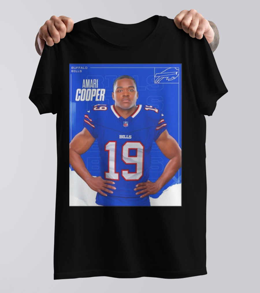 Amari Cooper Buffalo Bills NFL Football Player Card T-Shirt