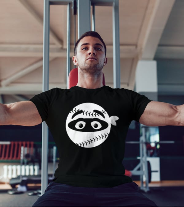 New York Mets Baseball Pitching Ninja Grimace T-Shirt