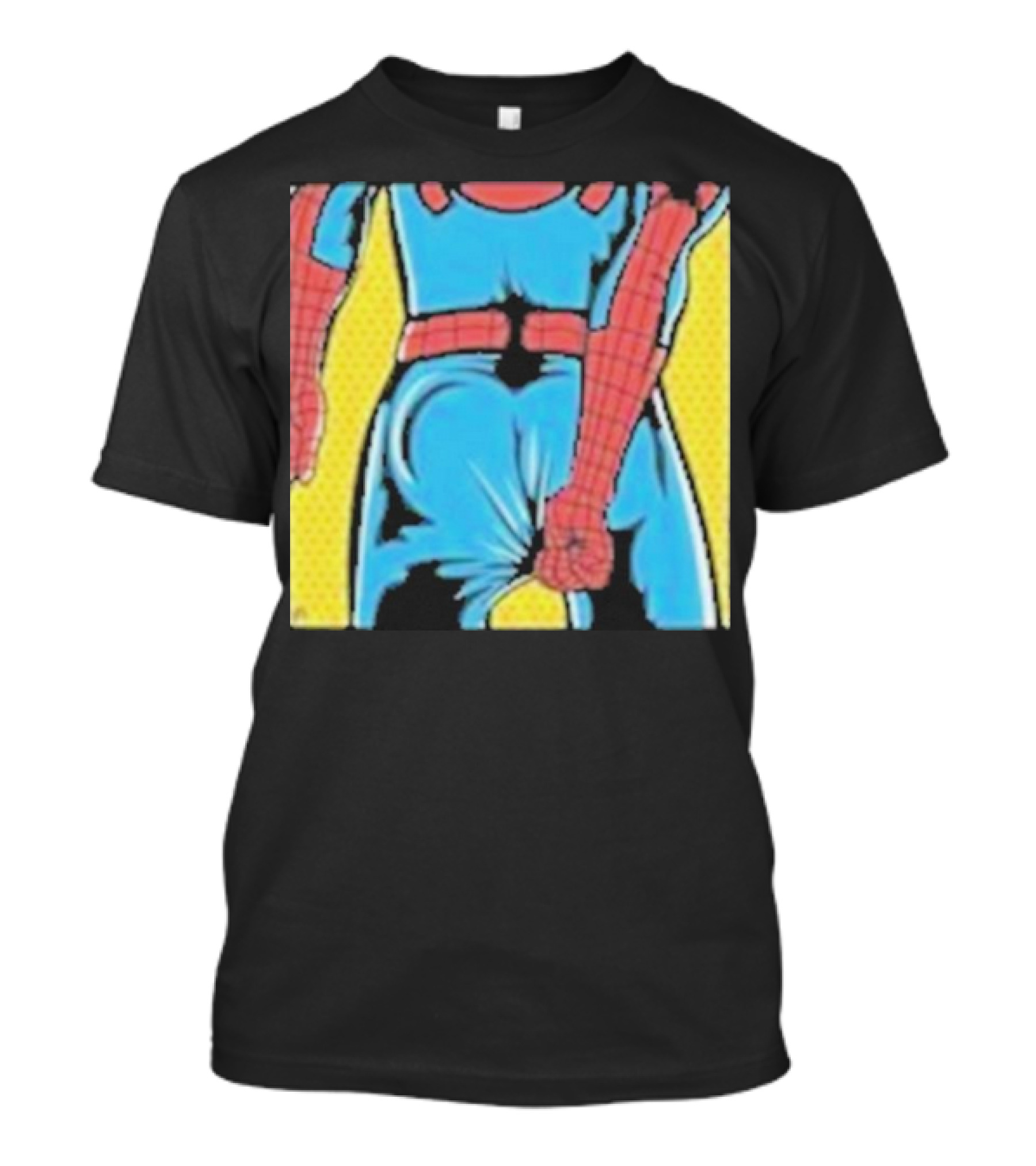 Spider-Man Suit Tightness Issue Visual Pop T-Shirt