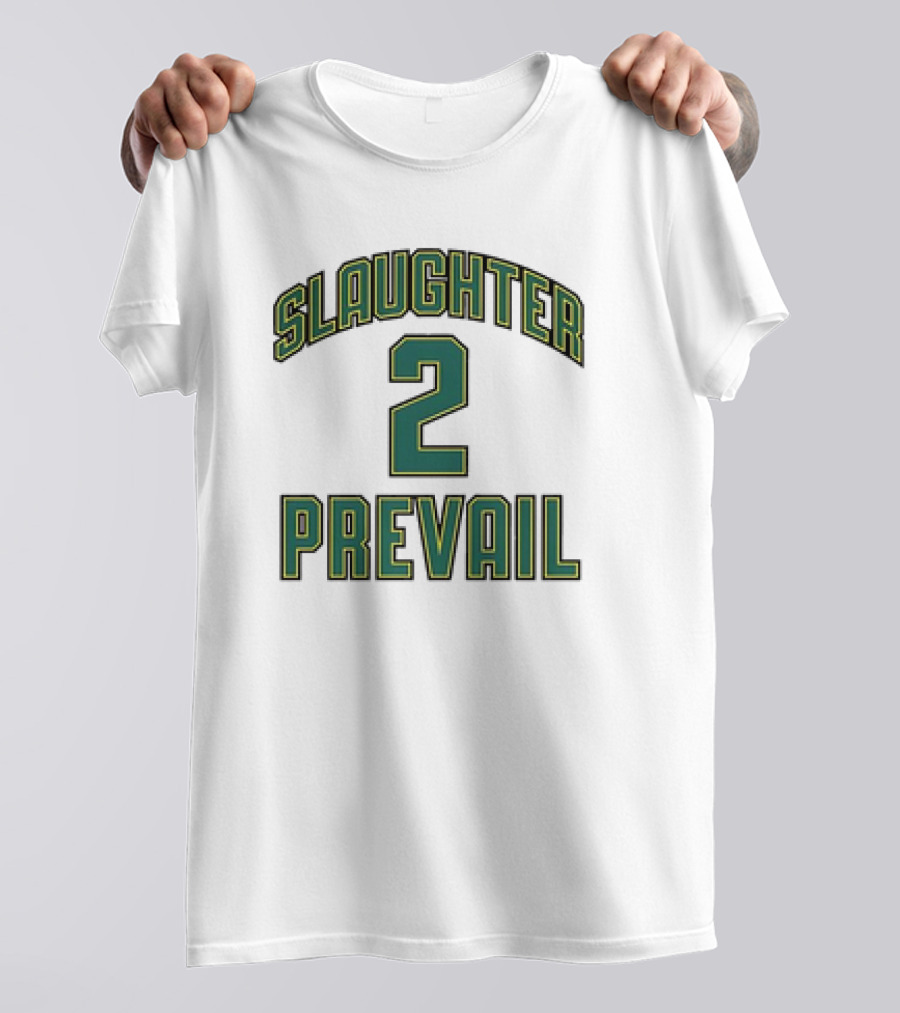 Slaughter 2 Prevail Hockey Jersey Number T-Shirt