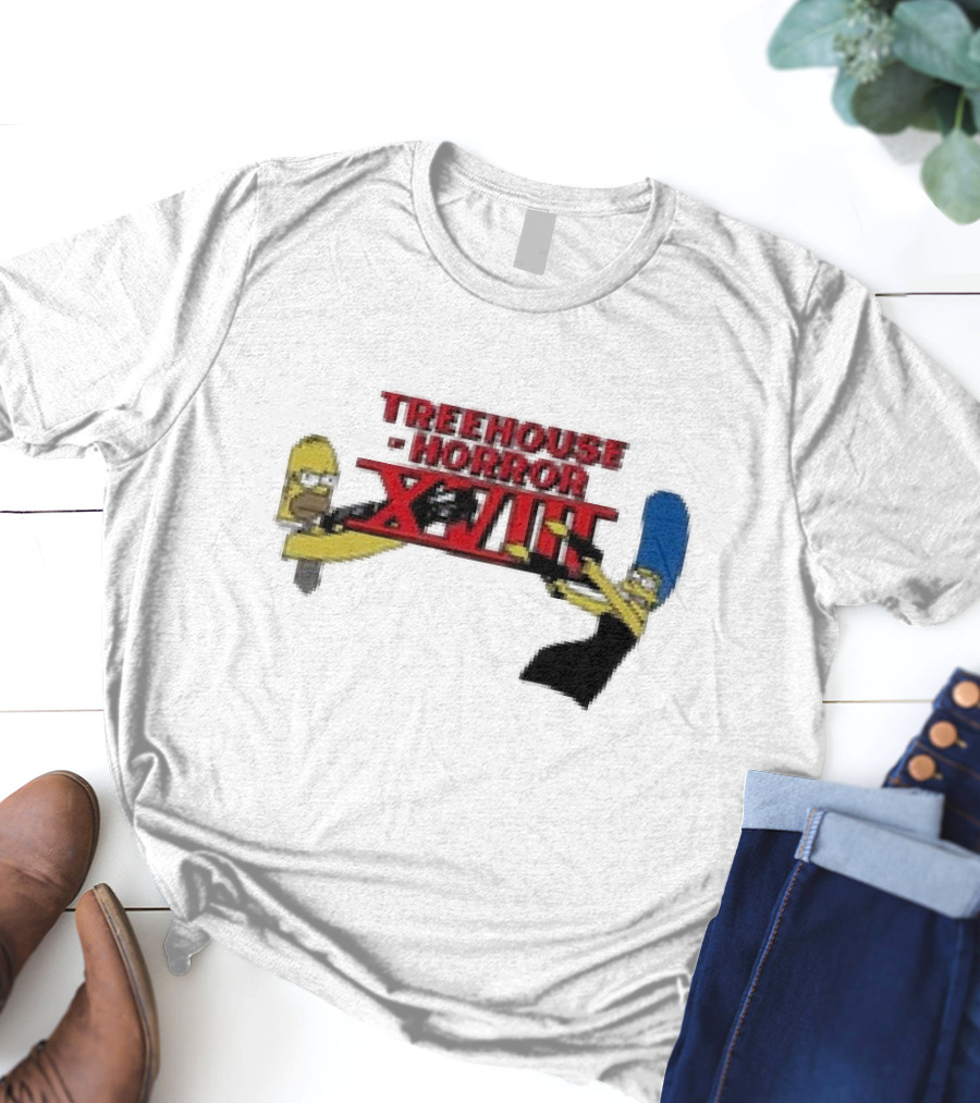 Treehouse Of Horror XVIII The Simpsons Homer Marge Babbitt Revived T-Shirt