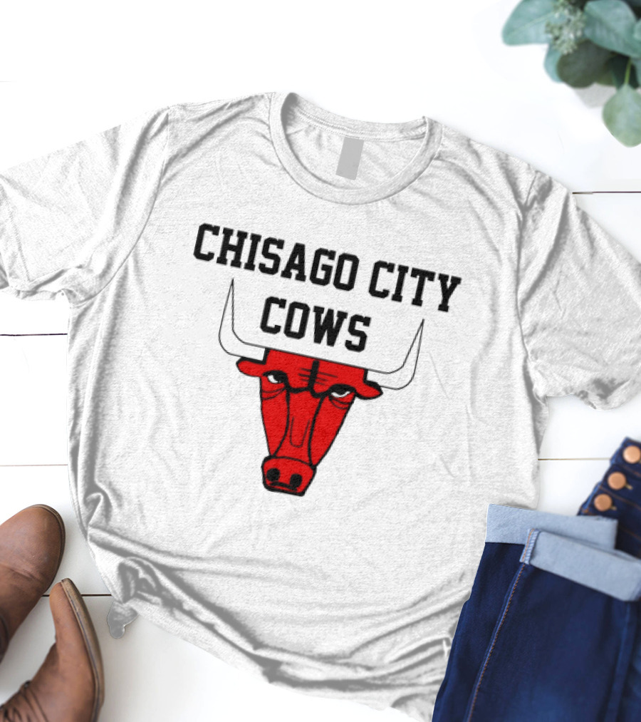 Chisago City Cows Red Bull Head T-Shirt