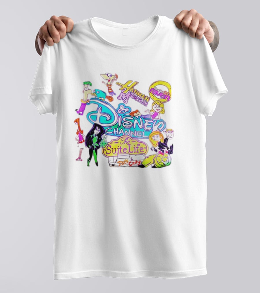 Disney Channel The Suite Life That’s So Raven Hannah Montana Kim Possible Phineas And Ferb T-Shirt