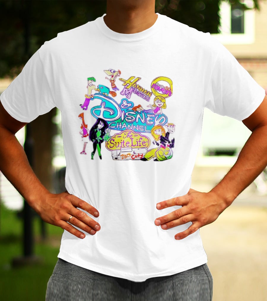 Disney Channel The Suite Life That’s So Raven Hannah Montana Kim Possible Phineas And Ferb T-Shirt