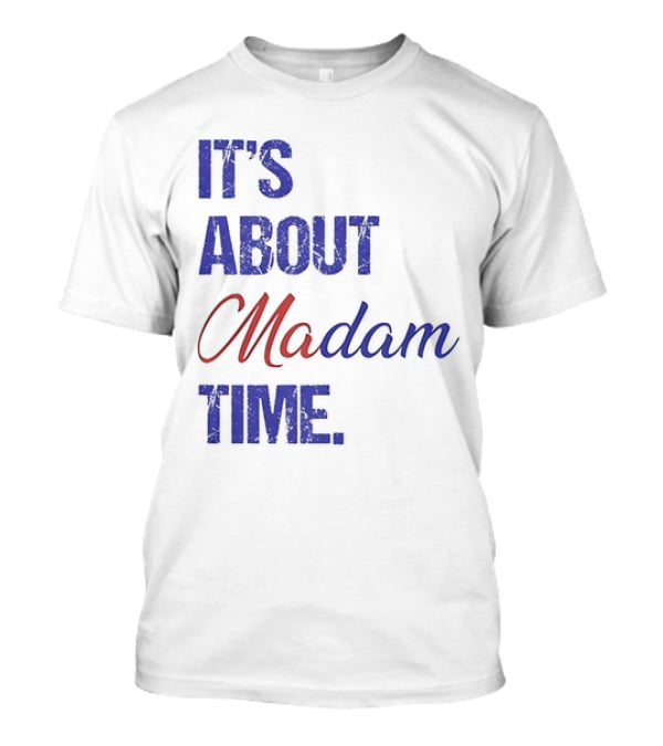 It’s About Madam Time Blue Red Vintage T-Shirt