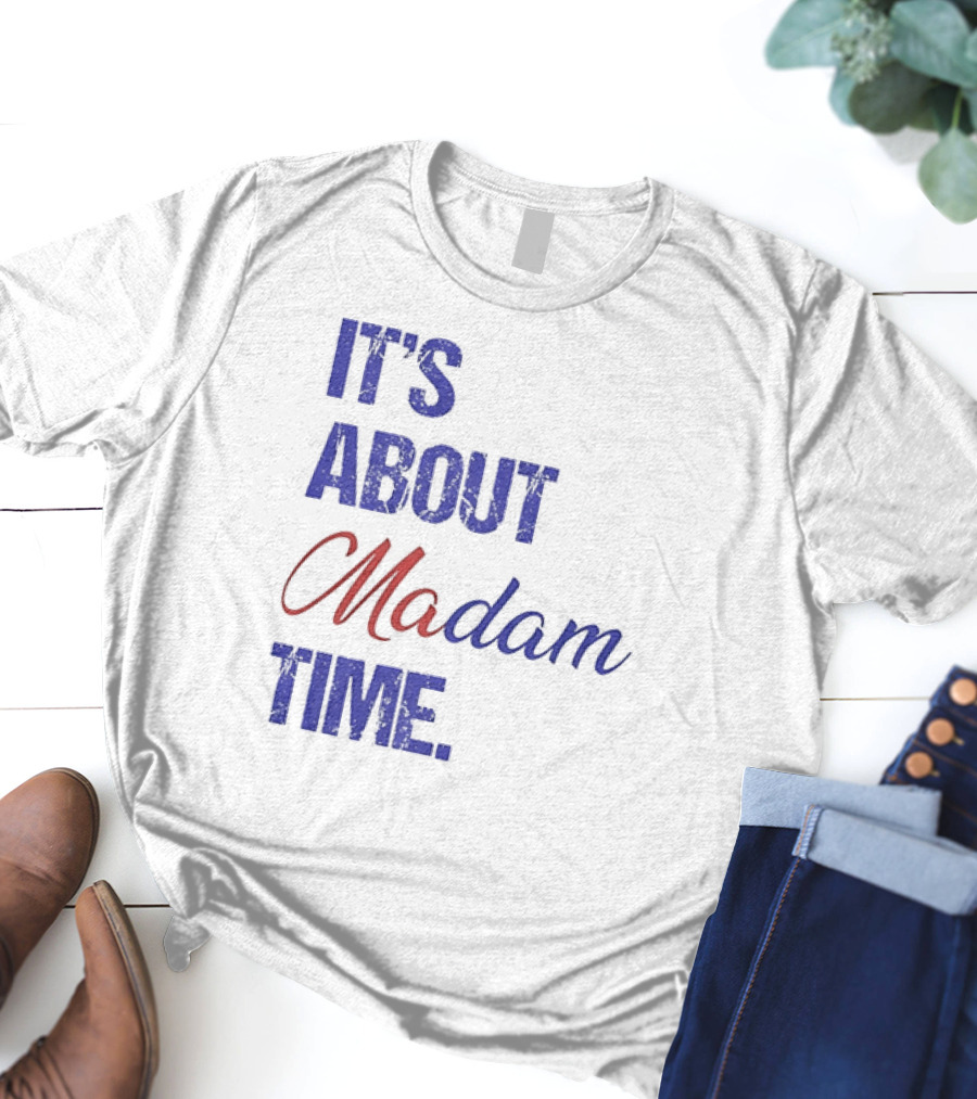 It’s About Madam Time Blue Red Vintage T-Shirt