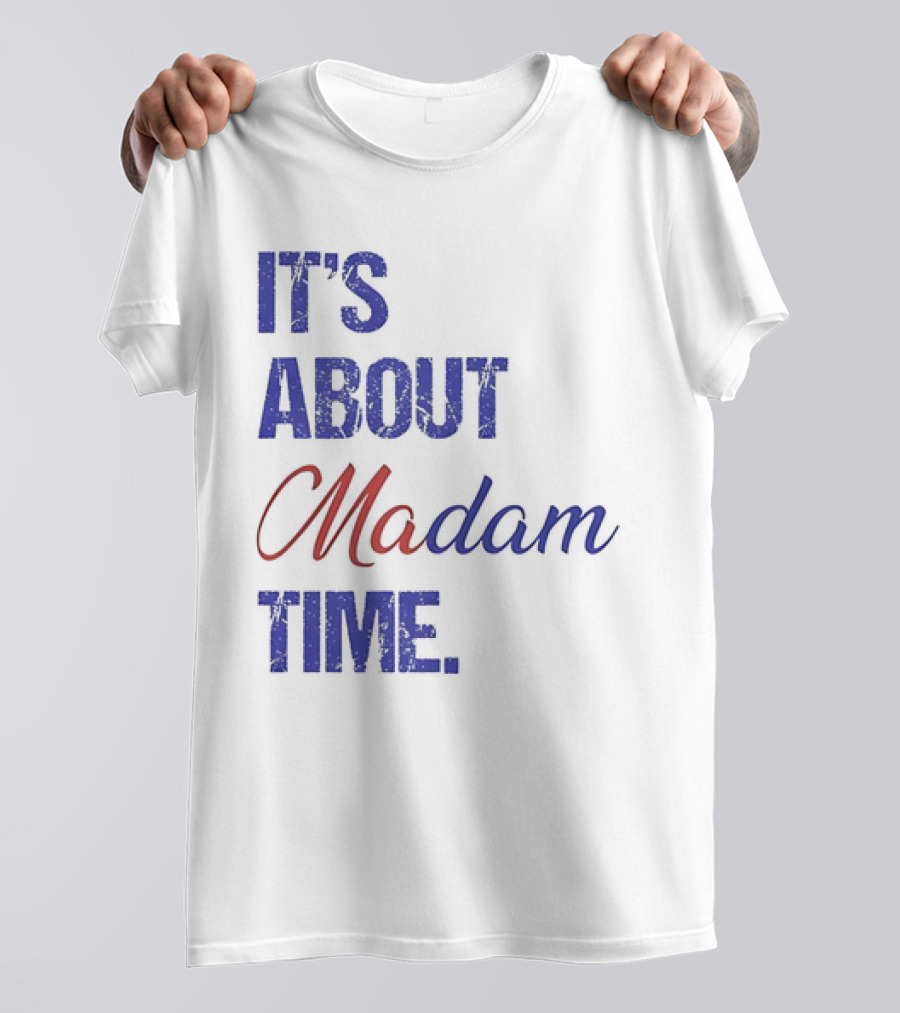 It’s About Madam Time Blue Red Vintage T-Shirt