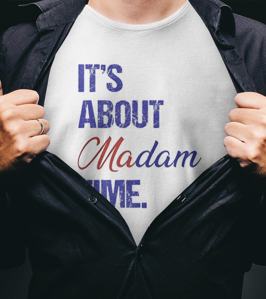 It’s About Madam Time Blue Red Vintage T-Shirt