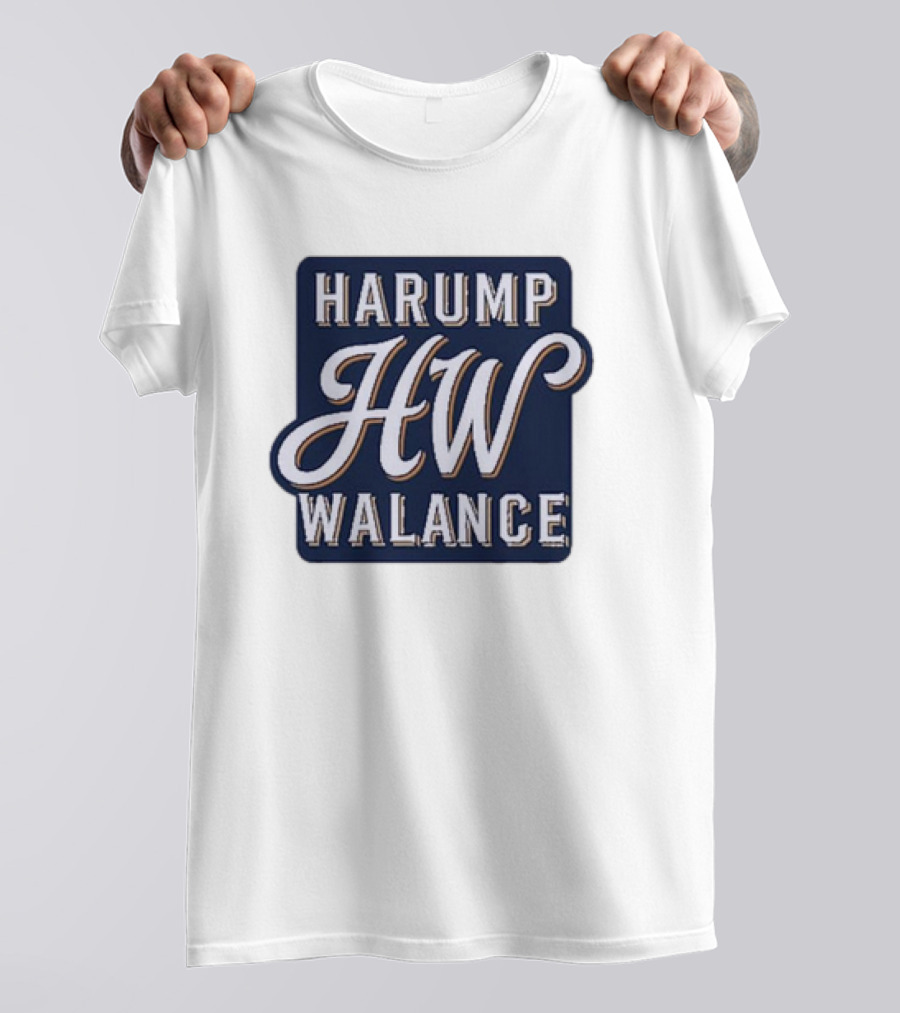 HW Harump Walance Block Font T-Shirt