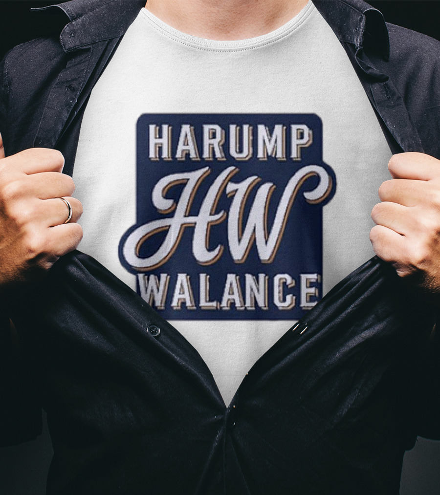 HW Harump Walance Block Font T-Shirt