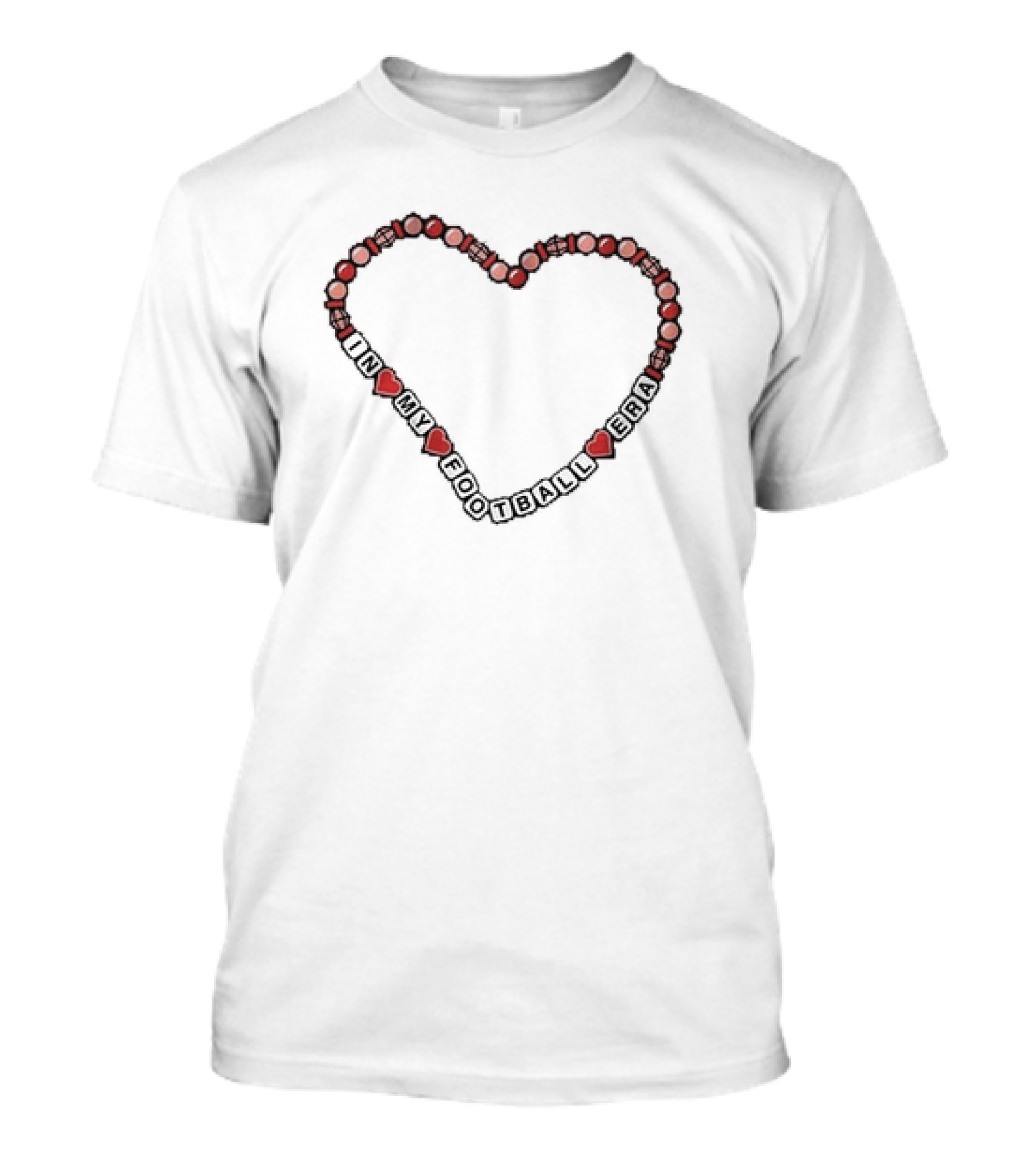 Kansas City Chiefs In My Football Era Heart Bracelet T-Shirt