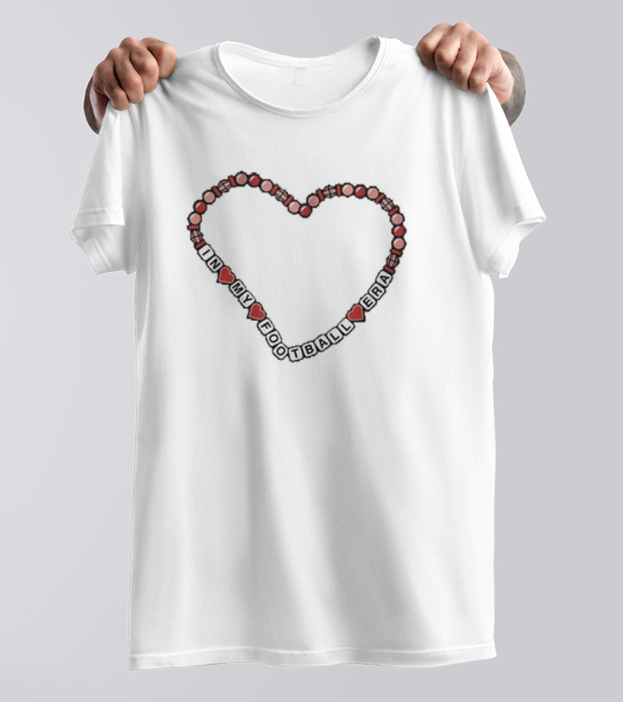 Kansas City Chiefs In My Football Era Heart Bracelet T-Shirt