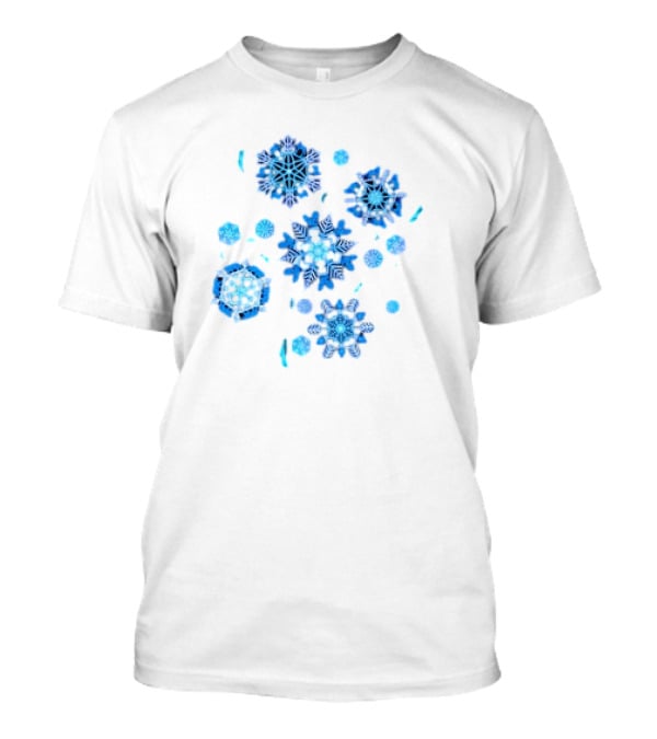 Merry Menagerie Animal Kingdom’s Puppets Retro Snowflakes T-Shirt