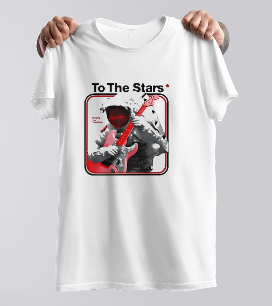 To The Stars Astronaut Playing Guitar Bringing The Future T-Shirt