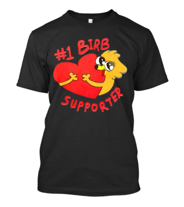 1 Birb Supporter Heart Hug T-Shirt