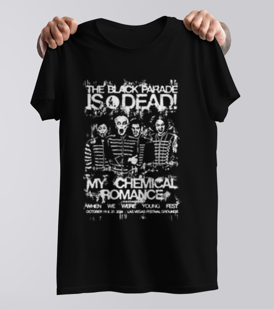 The Black Parade Is Dead My Chemical Romance When We Were Young Fest Las Vegas October 21 23 T-Shirt