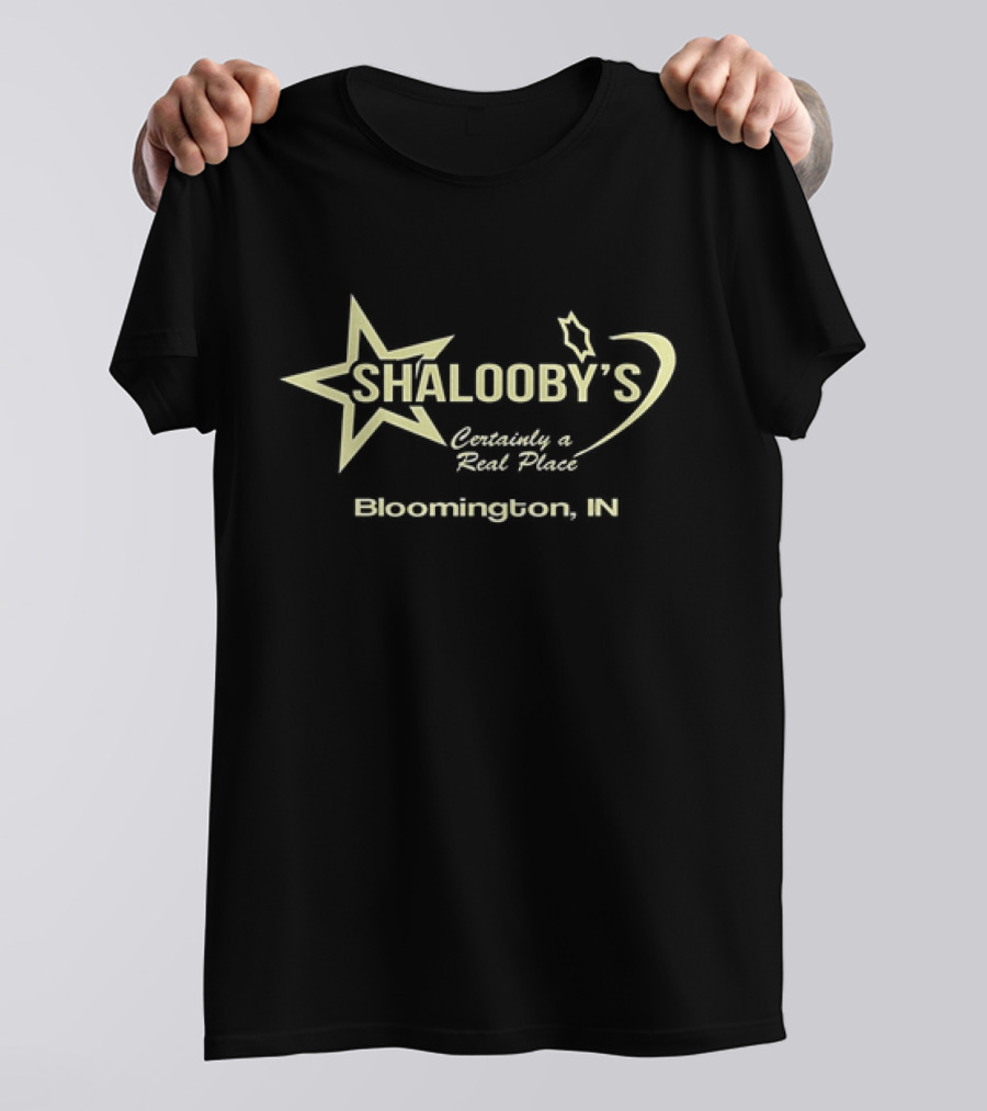 Shalooby's Certainly A Real Place Bloomington IN Star T-Shirt