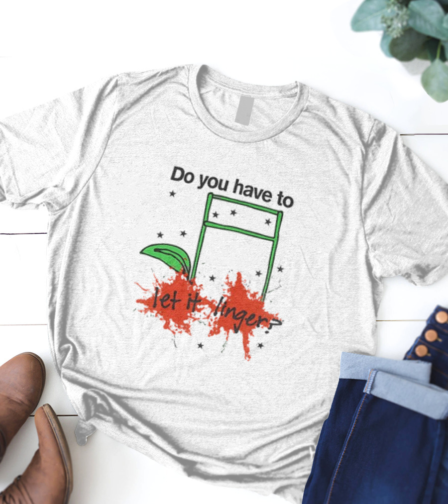 Do You Have To Let It Linger Vintge Stars And Leaves Retro T-Shirt