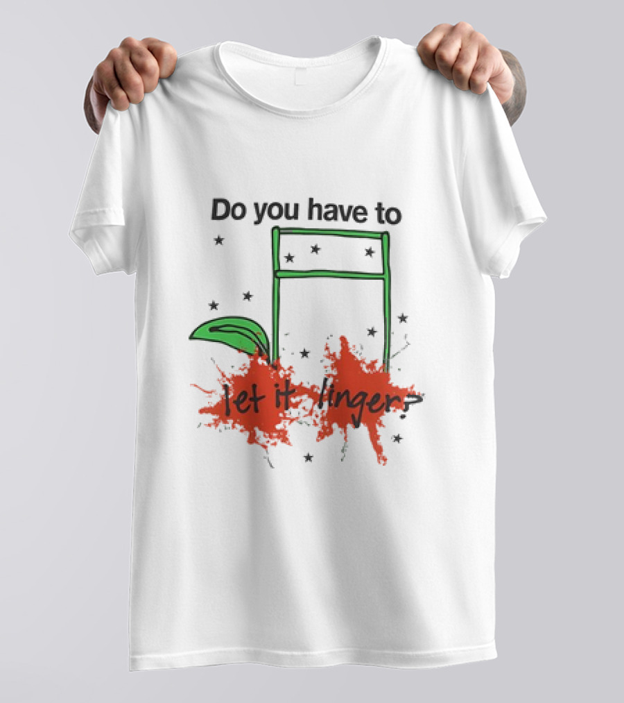 Do You Have To Let It Linger Vintge Stars And Leaves Retro T-Shirt