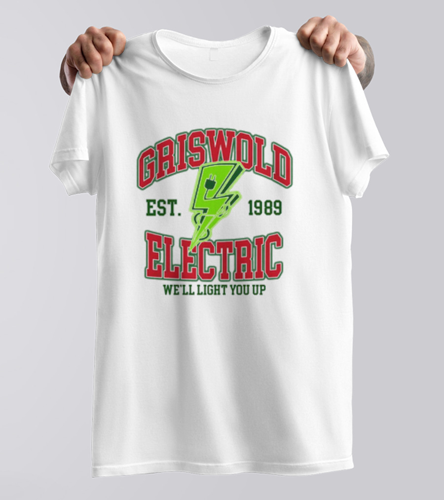 Griswold Electric Est. 1989 We'll Light You Up Retro T-Shirt
