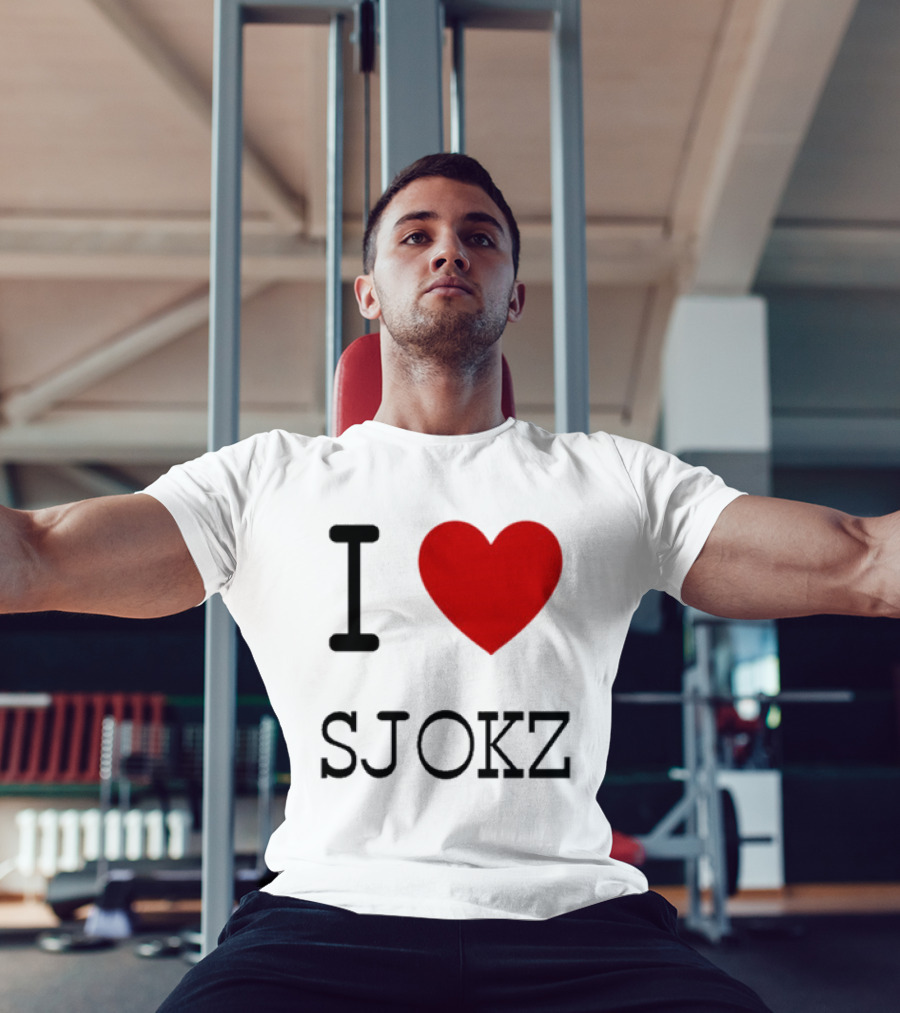 I Love Sjokz Fan T-Shirt Celebrating Popular Presenter T-Shirt