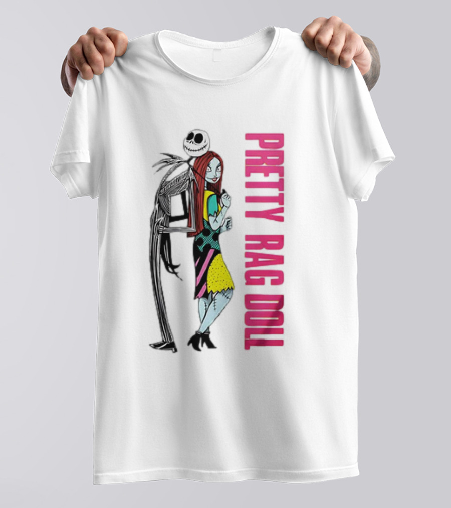 Jack And Sally Pretty Rag Doll Pretty Woman T-Shirt