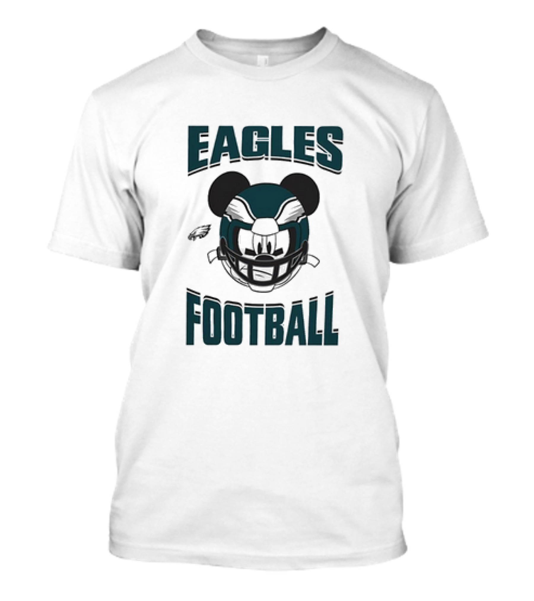 Eagles Football Mickey Mouse Helmet Philadelphia T-Shirt