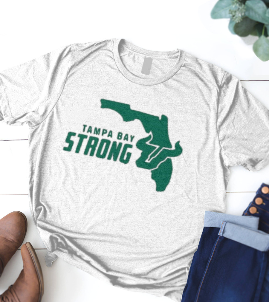 Tampa Bay Strong South Florida Bulls Hurricane Relief T-Shirt