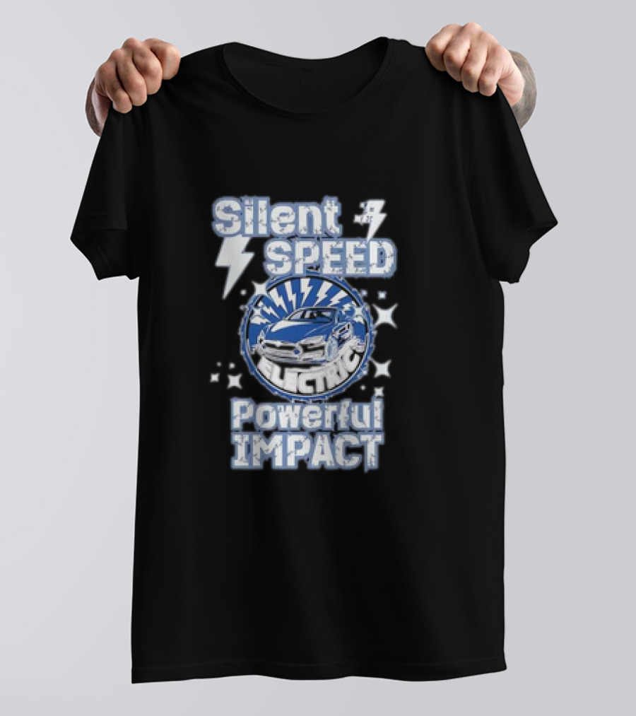 Silent Speed Electric Powerful Impact Car Driver T-Shirt